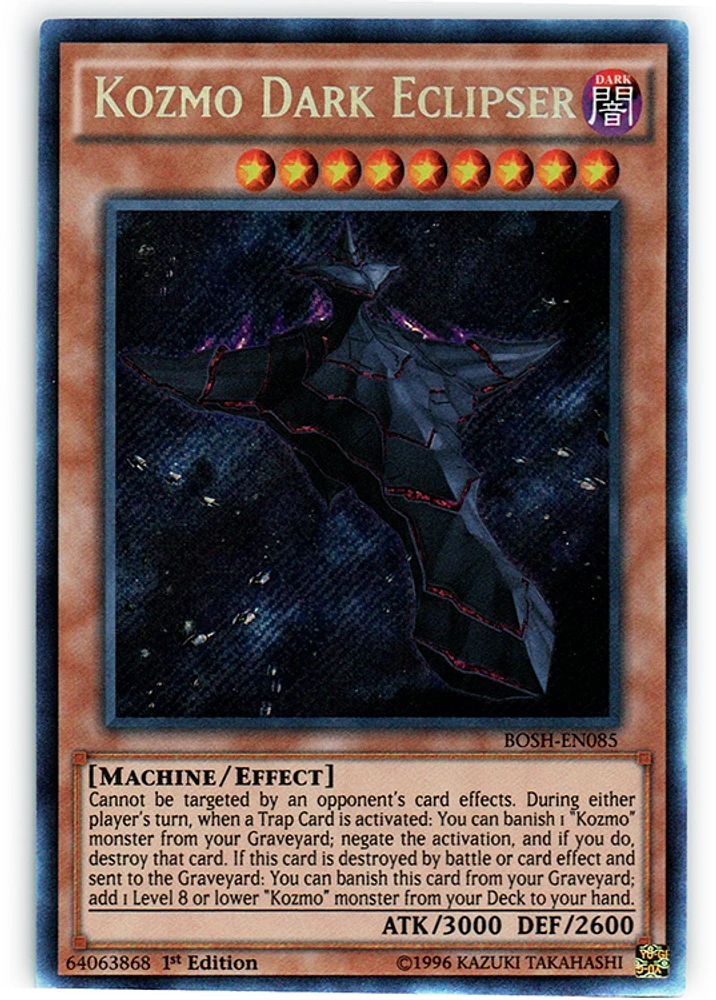 Kozmo Dark Eclipser - BOSH-EN085 - Secret Rare - 1st Edition