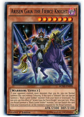 Arisen Gaia the Fierce Knight - BOSH-EN098 - Rare