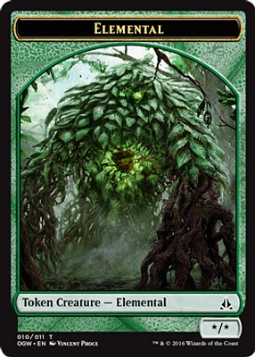 Elemental Token (Green)