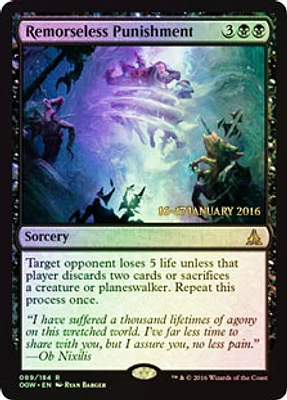 Remorseless Punishment - Foil - Prerelease Promo