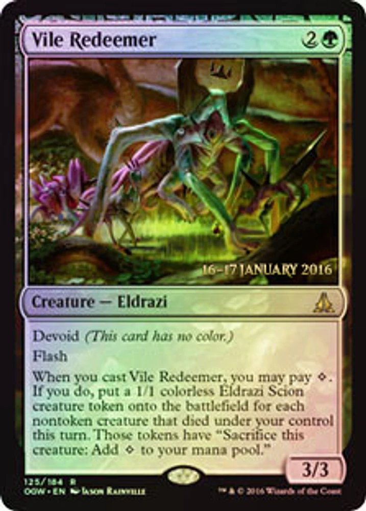 Vile Redeemer - Foil - Prerelease Promo