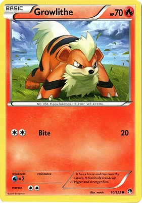 Growlithe - 10/122 - Common