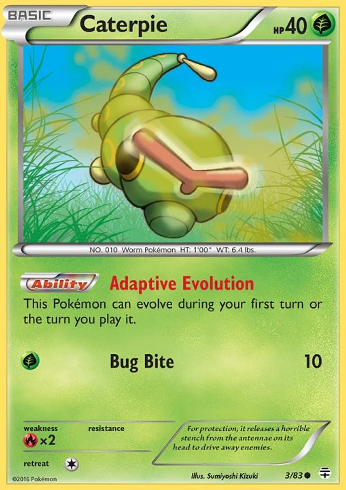 Caterpie - 3/83 - Common