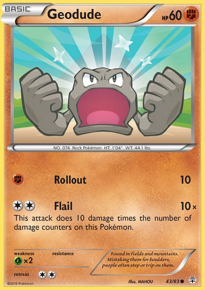 Geodude - 43/83 - Common