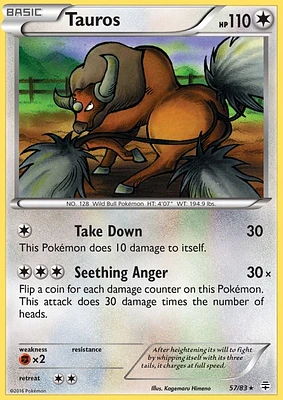 Tauros - 57/83 - Rare