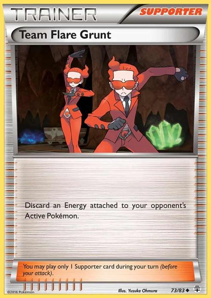 Team Flare Grunt - 73/83 - Uncommon