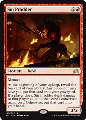 Sin Prodder - Foil