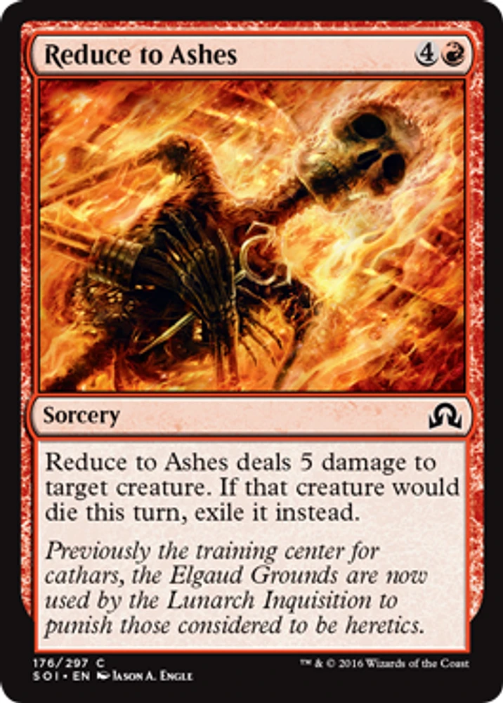 Reduce to Ashes - Foil