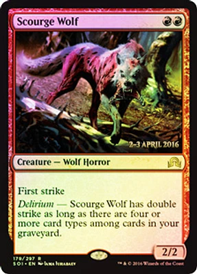 Scourge Wolf - Foil - Prerelease Promo