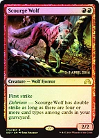 Scourge Wolf - Foil - Prerelease Promo