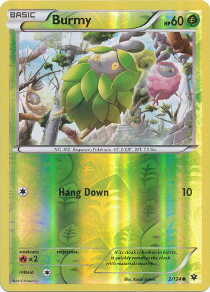 Burmy - 2/124 - Common - Reverse Holo