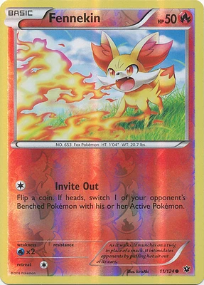 Fennekin - 11/124 Common Reverse Holo