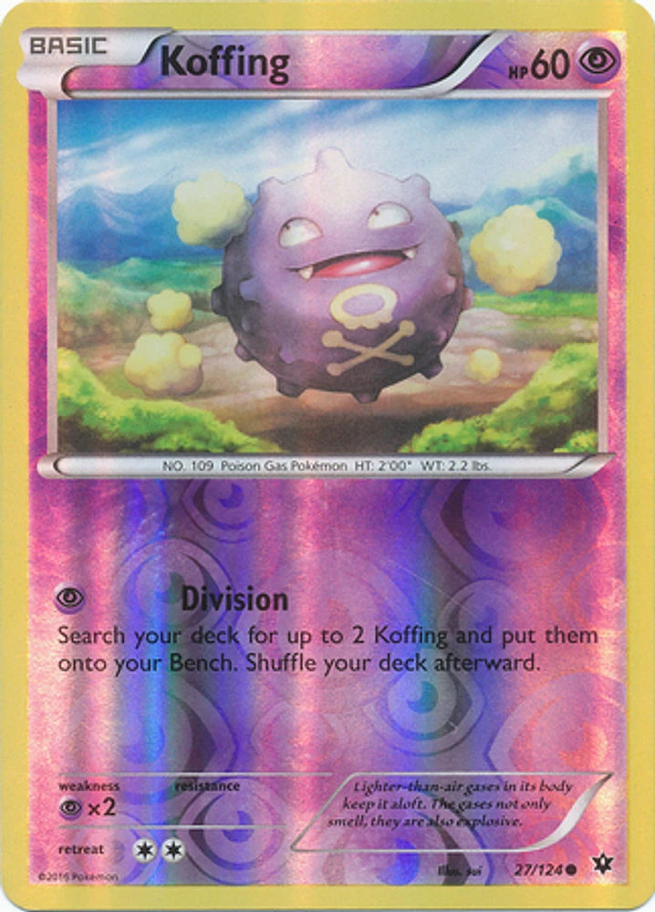 Koffing - 27/124 Common Reverse Holo