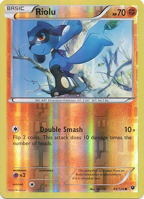 Riolu - 45/124 - Common - Reverse Holo