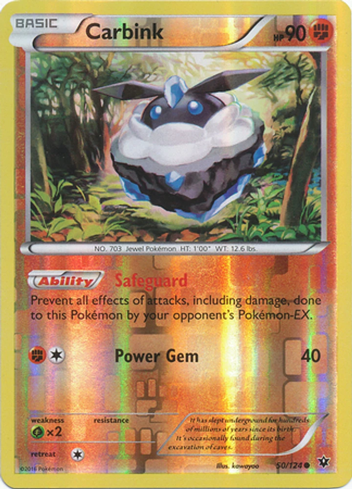 Carbink - 50/124 - Common - Reverse Holo