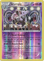 Grumpig - 31/124 Rare Reverse Holo