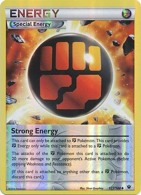 Strong Energy - 115/124 - Uncommon - Reverse Holo