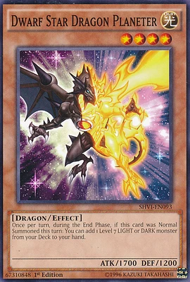 Dwarf Star Dragon Planeter - SHVI-EN093 - Common - 1st Edition