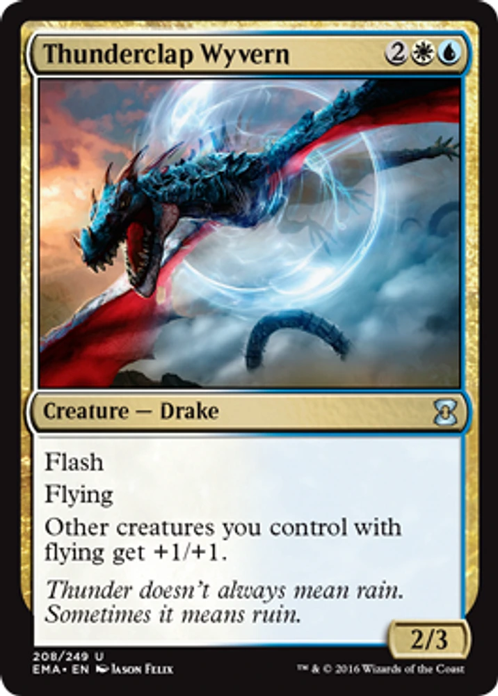 Thunderclap Wyvern - Foil