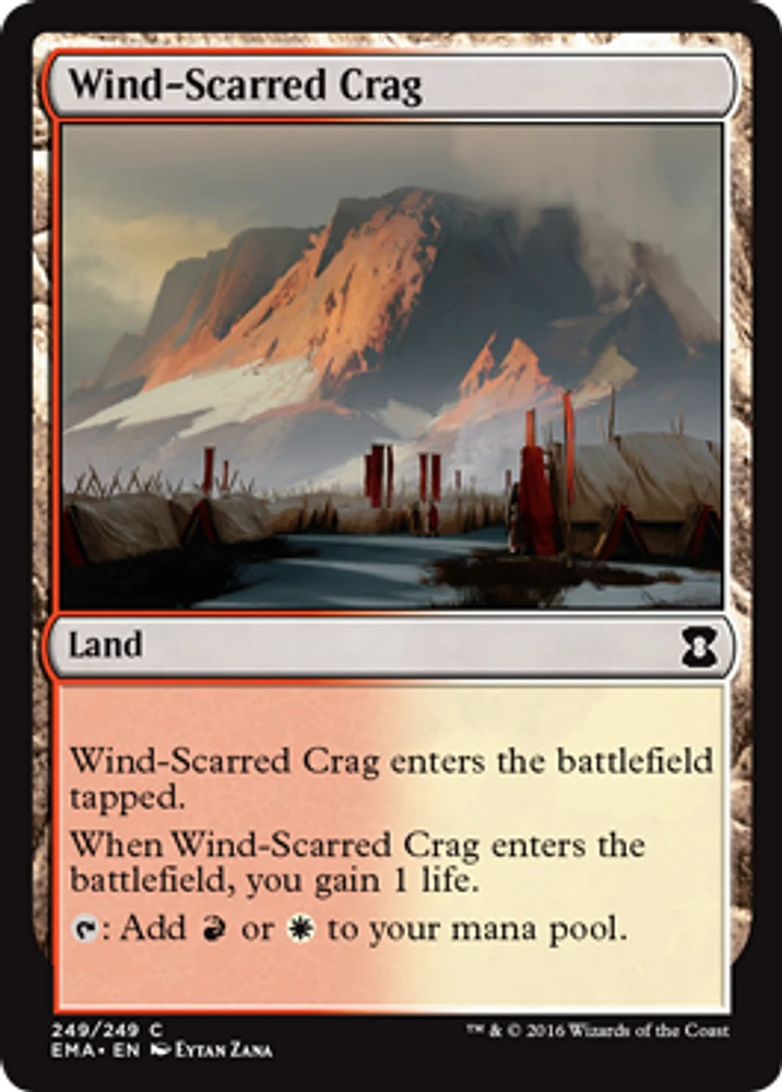 Wind-Scarred Crag - Foil