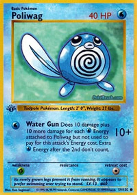 Poliwag - 59/102 - Common - 1st Edition