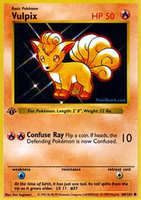 Vulpix - 68/102 - Common - 1st Edition