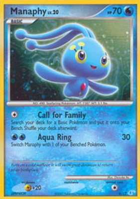 Manaphy - 4/12 - Common - Cosmos Holo