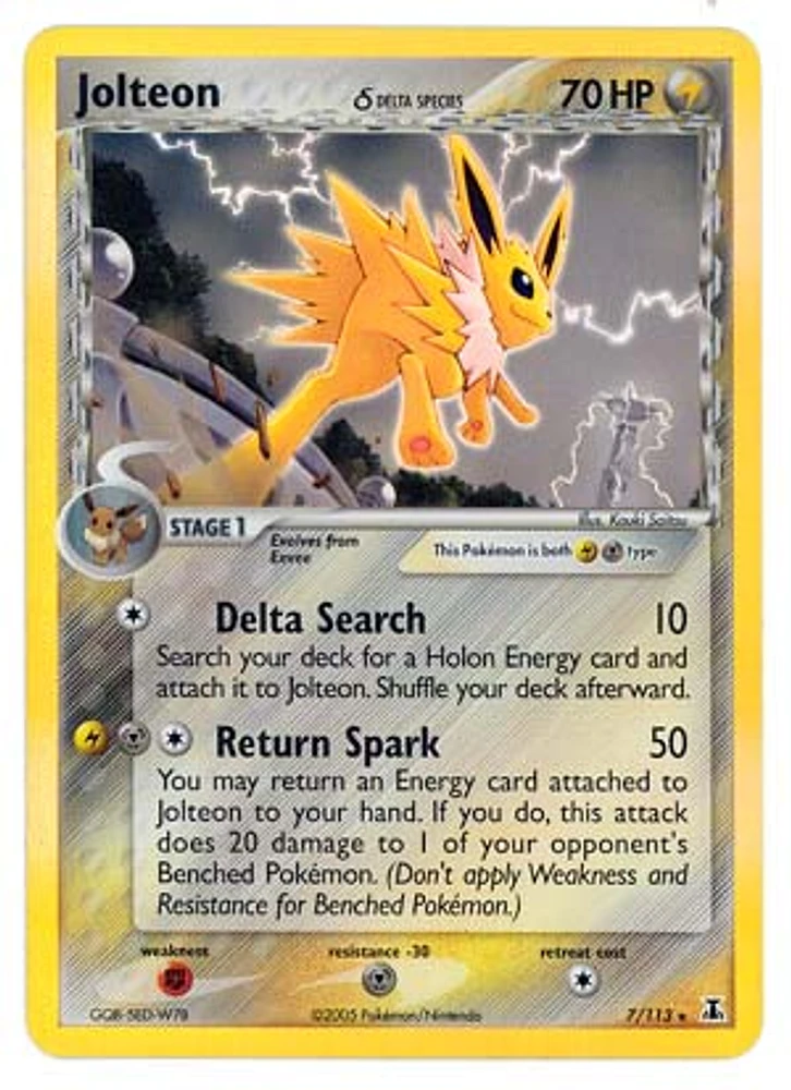 Jolteon (Delta) - 7/113 - Holo Rare