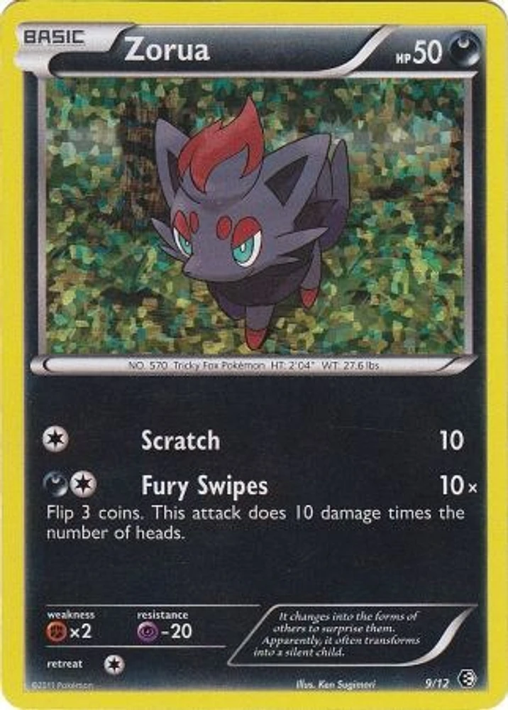 Zorua - 9/12 - McDonald's Promo 2011