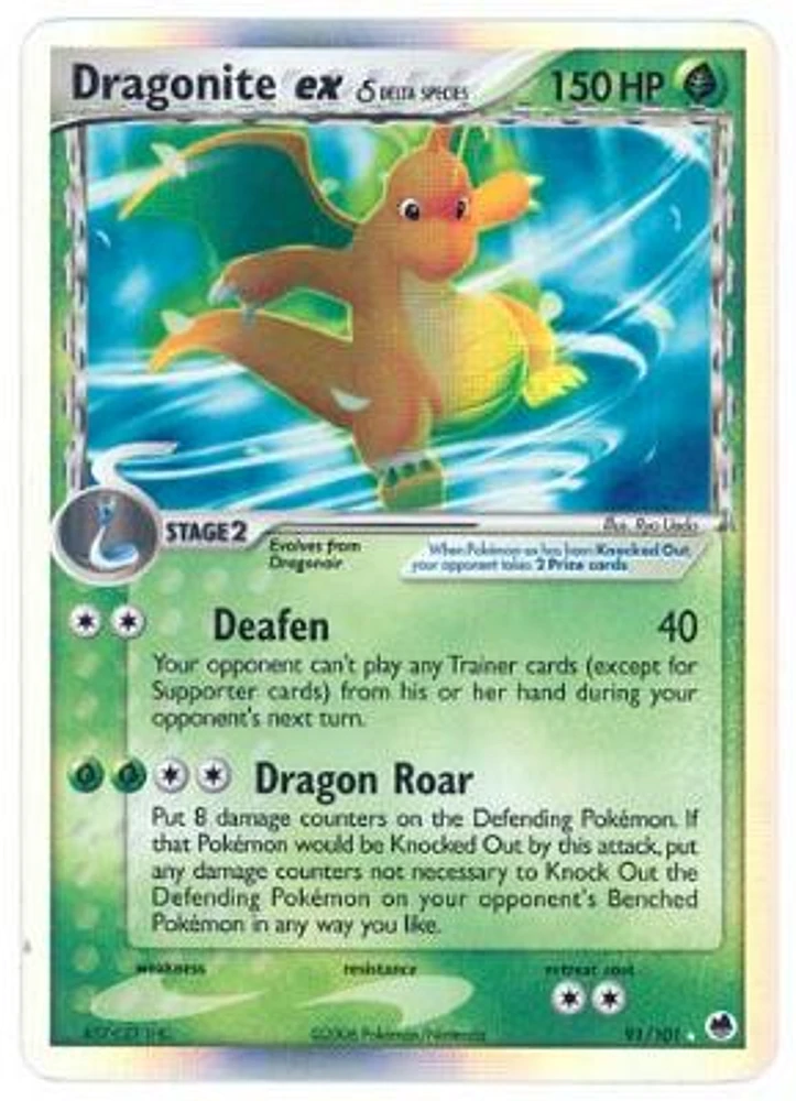 Dragonite ex (Delta Species) - 91/101 - Holo Rare ex