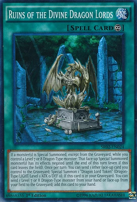 Ruins of the Divine Dragon Lords - SR02-EN024 - Super Rare - 1st Edition