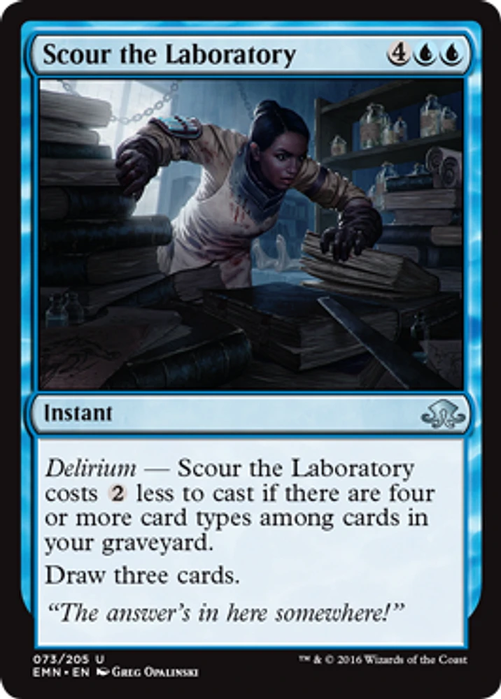 Scour the Laboratory - Foil