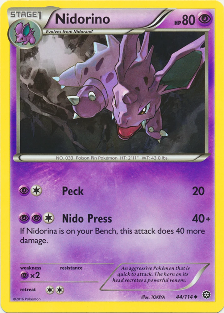 Nidorino - 44/114 Uncommon