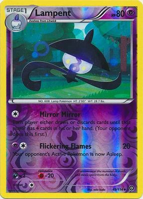 Lampent - 49/114 - Uncommon - Reverse Holo