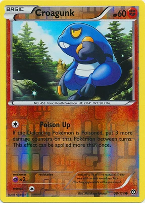 Croagunk - 58/114 Common Reverse Holo