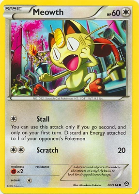 Meowth - 88/114 - Common