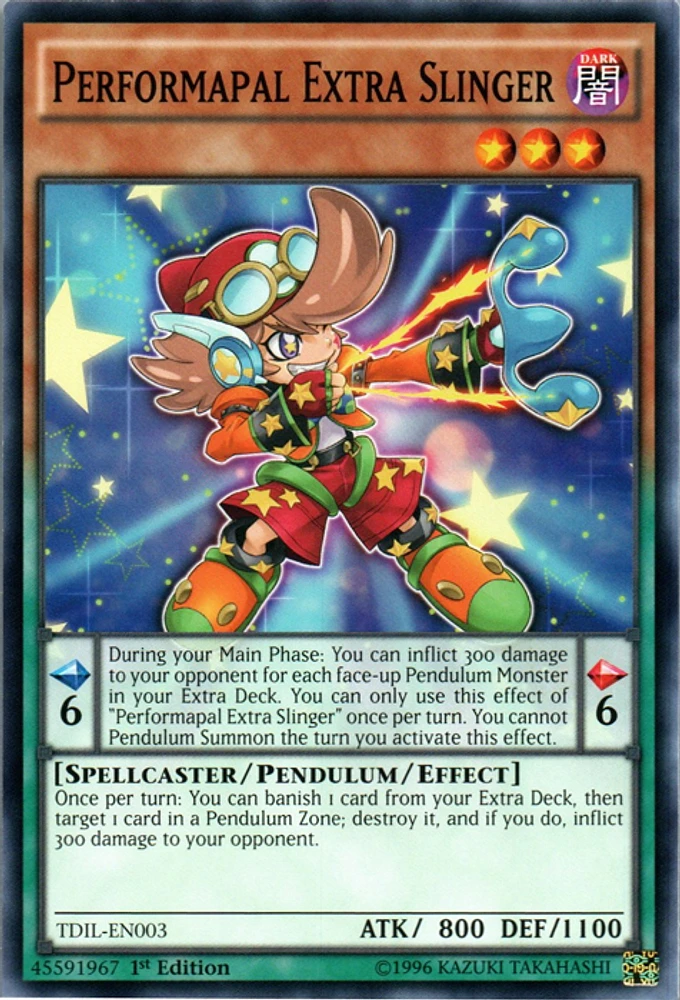 Performapal Extra Slinger - TDIL-EN003 - Common - 1st Edition