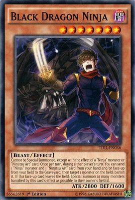 Black Dragon Ninja - TDIL-EN036 - Common - 1st Edition