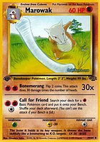 Marowak - 39/64 - Uncommon - 1st Edition