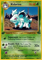 Nidorina - 40/64 Uncommon 1st Edition