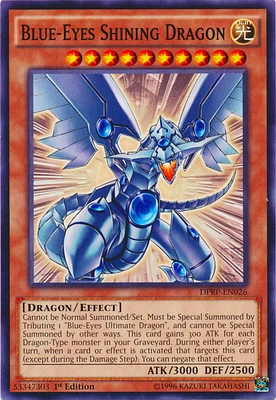 Blue-Eyes Shining Dragon - DPRP-EN026 - Common - 1st Edition