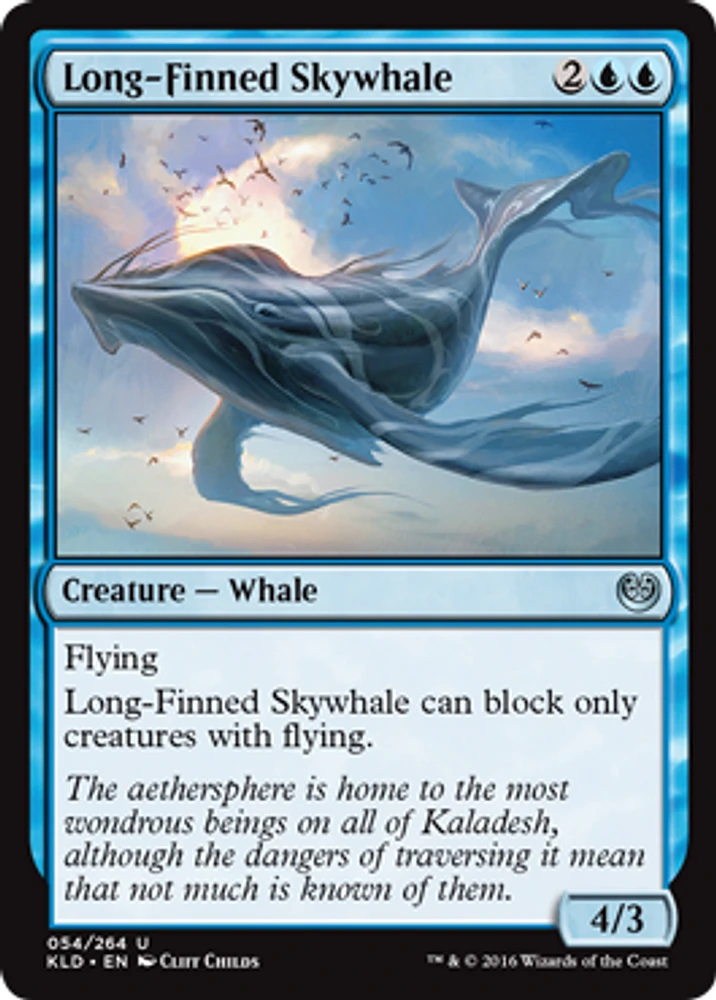 Long-Finned Skywhale - Foil