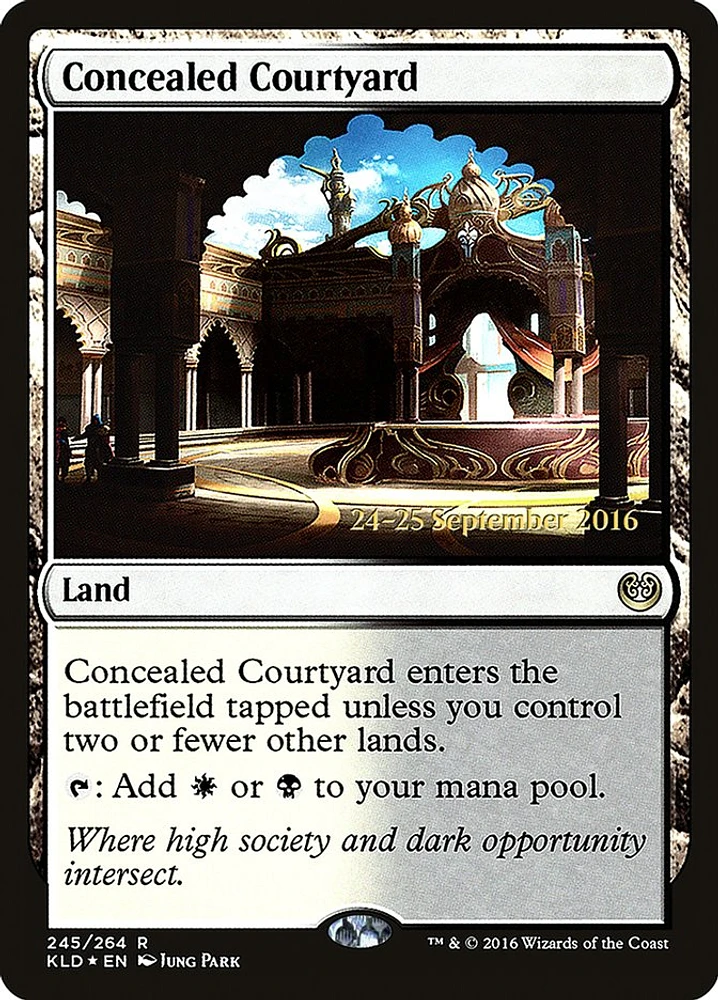 Concealed Courtyard (KLD) - Foil - Prerelease Promo