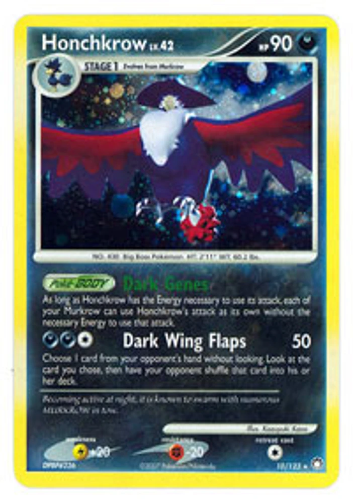 Honchkrow - 10/123 Holo Rare