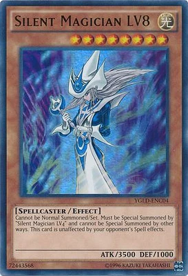 Silent Magician LV8 - YGLD-ENC04 - Ultra Rare - Unlimited Edition