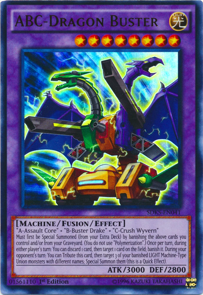 ABC-Dragon Buster - SDKS-EN041 Ultra Rare 1st Edition