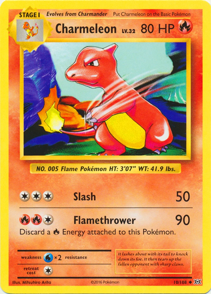 Charmeleon - 10/108 Uncommon