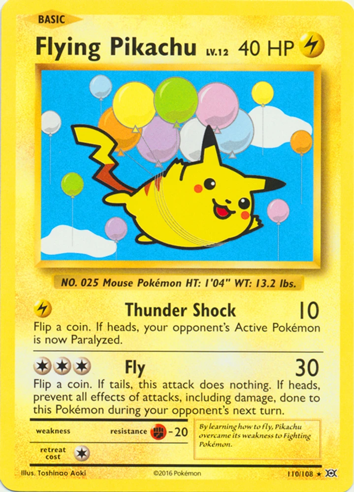 Flying Pikachu - 110/108 - Secret Rare