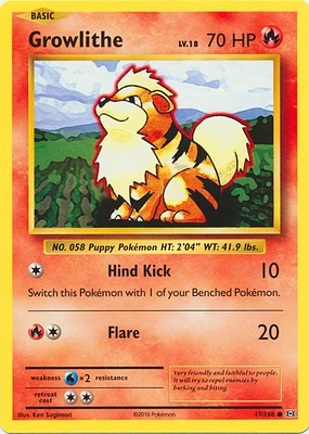 Growlithe - 17/108 Common