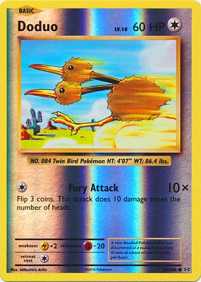 Doduo - 69/108 Common Reverse Holo